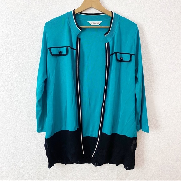 Exclusively Missok- Open Front Cardigan Size Large - Picture 1 of 6